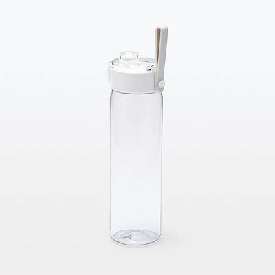 muji clear travel mug.